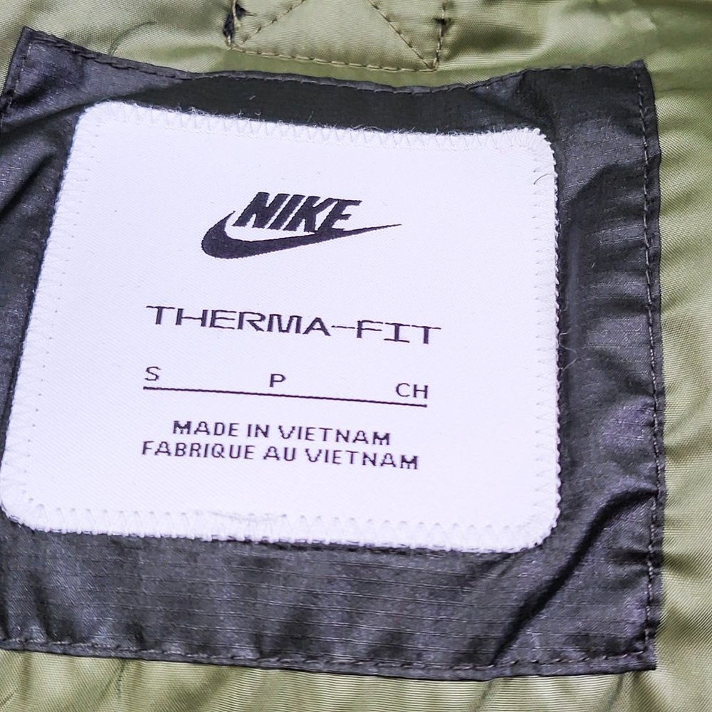 Nike Sportswear Therma-FIT Repel Puffer Coat Men's Jacket Green DD6978-326 - Picture 12 of 12